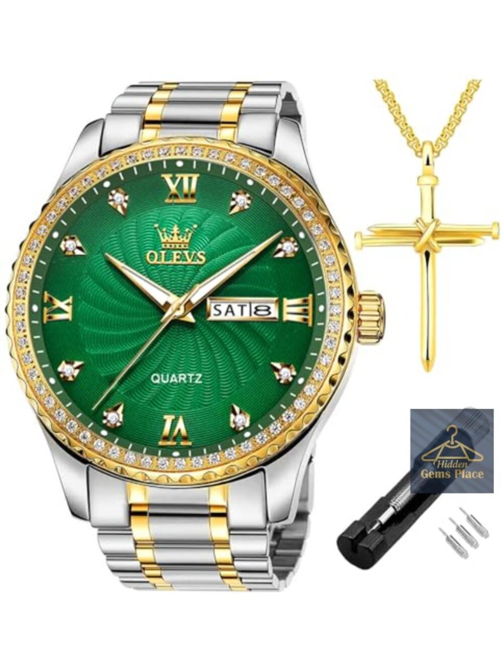 Men's Ultra Thin Minimalist Dress Watch Stainless Steel Water Resistant Analog